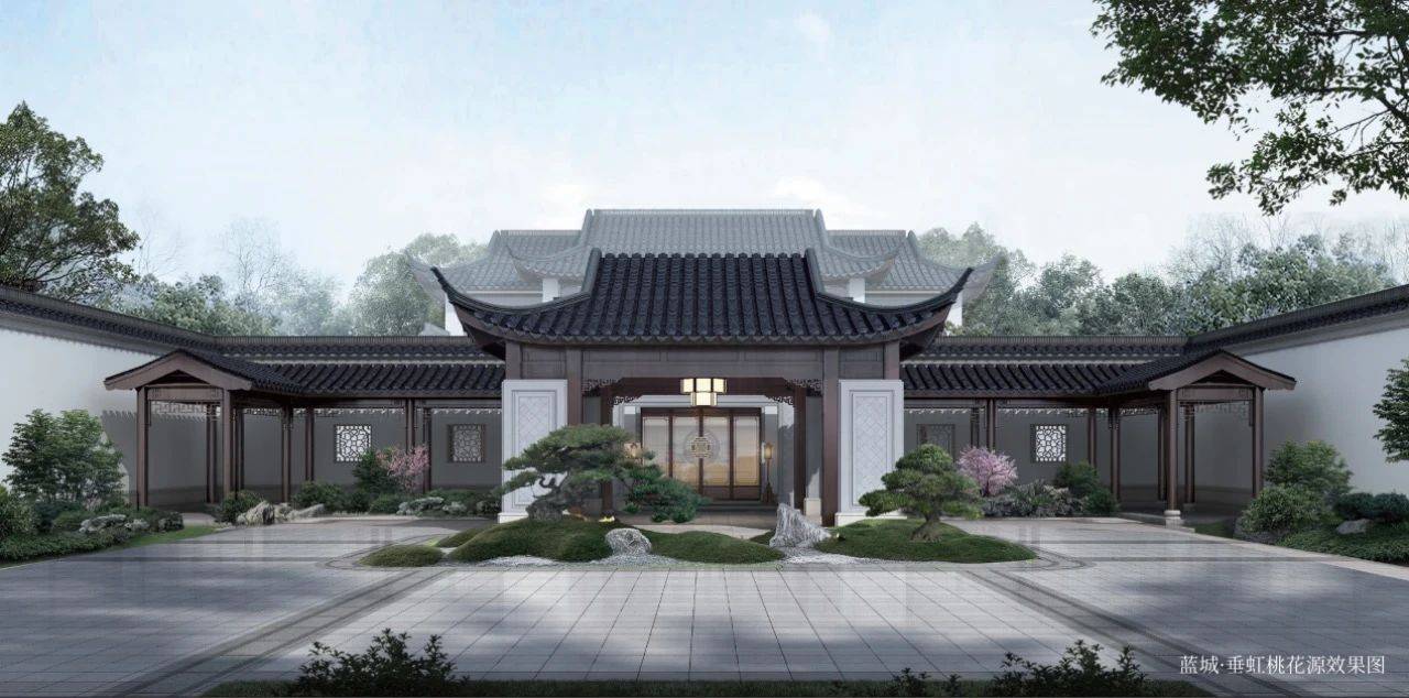 蓝城垂虹桃花源