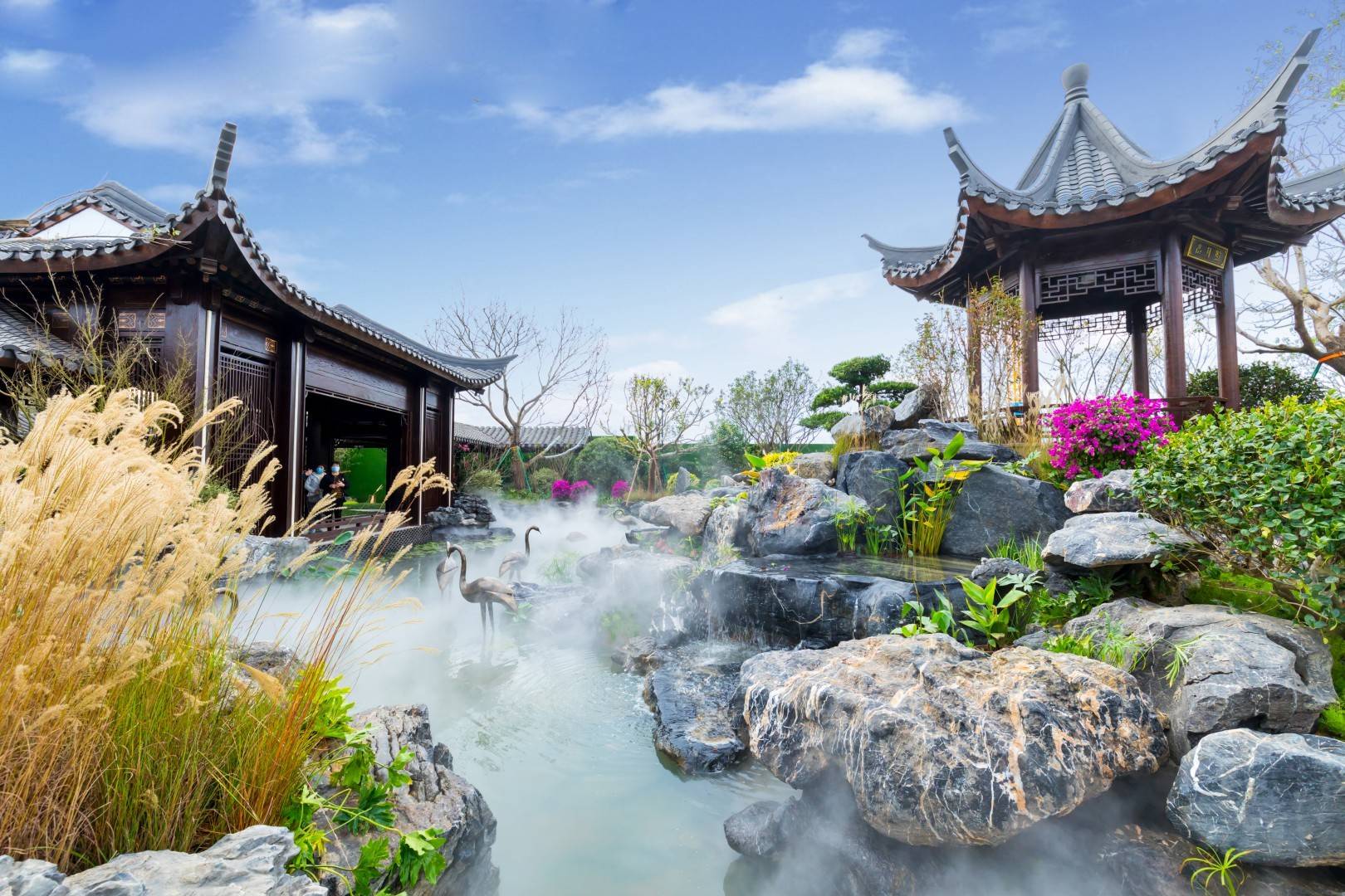 东海湾山水秋鸣