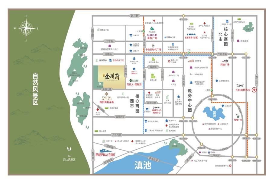 义承金川府