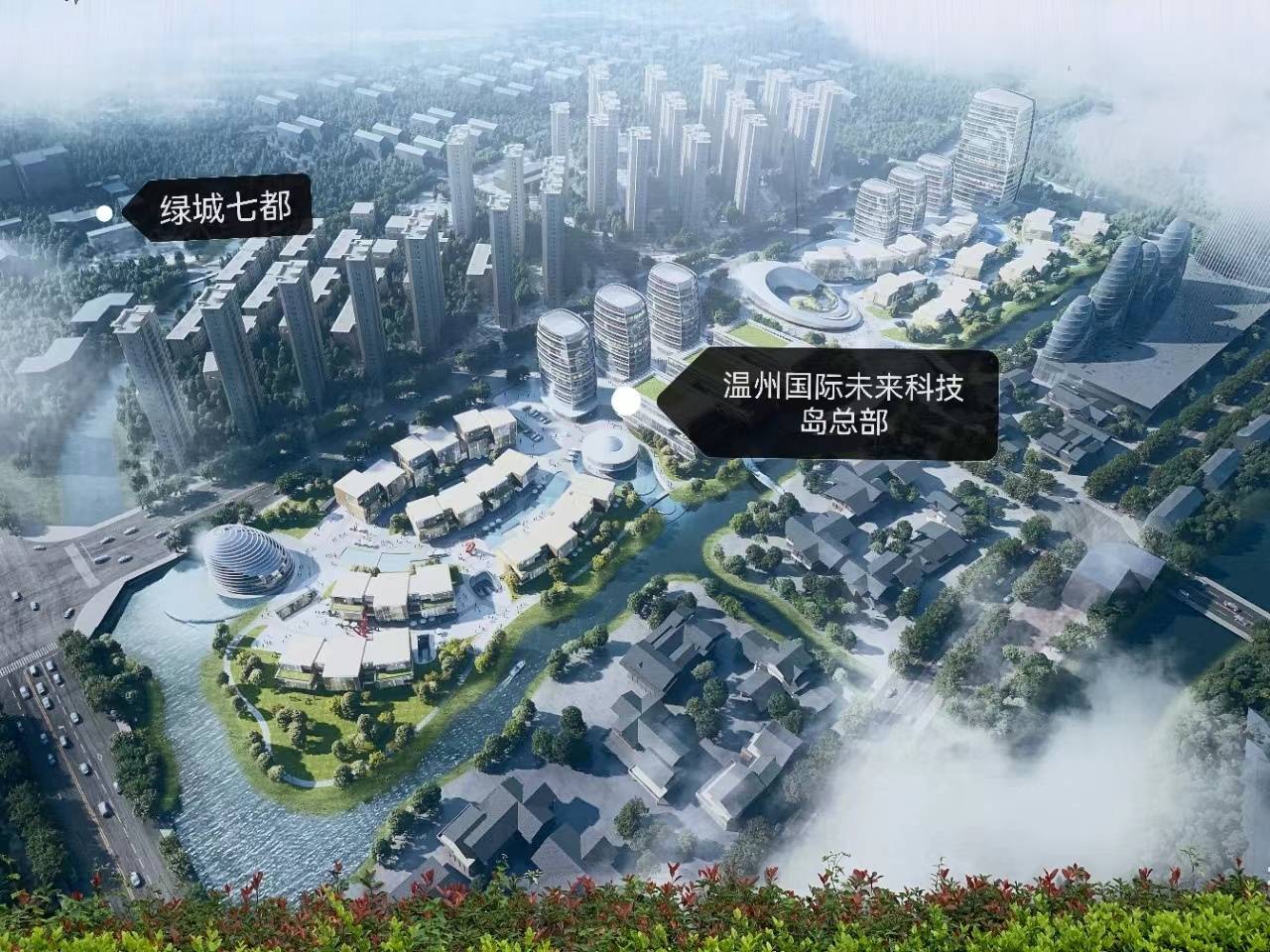 绿城春月江澜